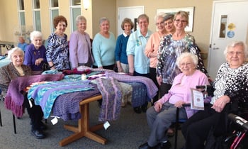 Wesley Village donates prayer shawls
