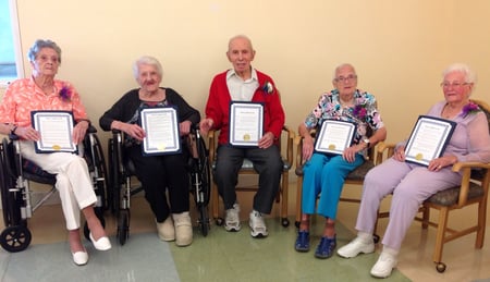 Wesley Village Celebrates Centenarians