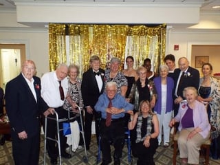 Middlewoods residenets have a ball at the senior prom